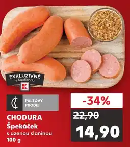 Kaufland CHODURA Špekáček nabídka