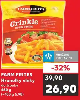 Kaufland FARM FRITES Hranolky vlnky nabídka