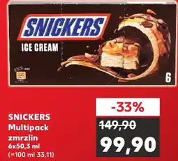 Kaufland SNICKERS Multipack zmrzlin nabídka