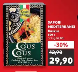 Kaufland SAPORI MEDITERRANEI Kuskus nabídka