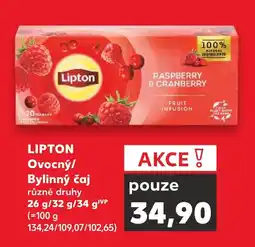 Kaufland LIPTON Ovocný/ Bylinný čaj nabídka
