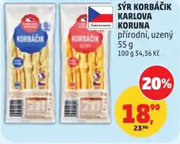 Penny Market Sýr korbáčik karlova koruna nabídka
