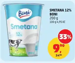 Penny Market Smetana 12% boni nabídka