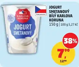 Penny Market Jogurt smetanový bílý karlova koruna nabídka