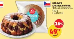 Penny Market Bábovka karlova koruna šlehaná, mramorová nabídka