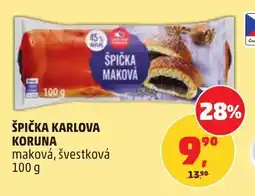 Penny Market Špička karlova koruna maková, švestková nabídka