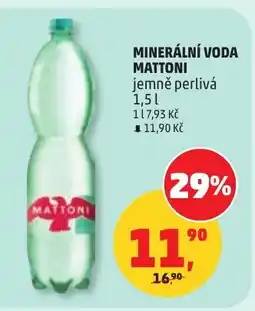 Penny Market Minerální voda mattoni jemně perlivá nabídka