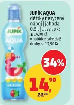 Penny Market JUPÍK AQUA dětský nesycený nápoj jahoda nabídka