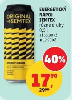 Penny Market Energetický nápoj semtex nabídka