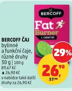 Penny Market BERCOFF ČAJ bylinné a funkční čaje, nabídka