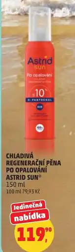 Penny Market Chladivá regenerační pěna po opalování astrid sun nabídka