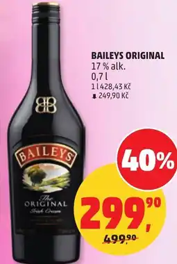 Penny Market BAILEYS Original 17% alk. nabídka