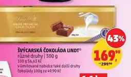 Penny Market Švýcarská čokoláda lindt nabídka