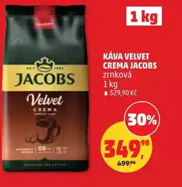 Penny Market Káva velvet crema jacobs zrnková nabídka