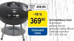 Tesco Gril kotlíkový mini nabídka