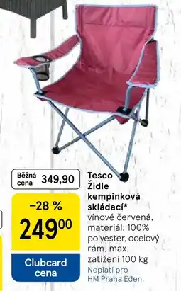 Tesco Tesco Zidle kempinkova skladaci nabídka