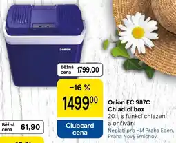 Tesco Orion EC 987C Chladicí box nabídka
