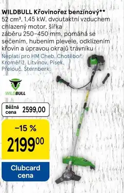 Tesco WILDBULL Křovinořez benzínový nabídka