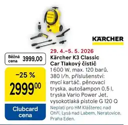 Tesco Kärcher K3 Classic Car Tlakový čistič nabídka