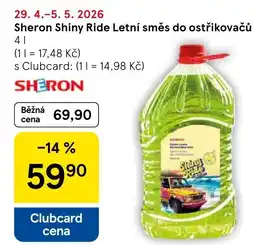 Tesco Sheron Shiny Ride Letní směs do ostřikovačů nabídka