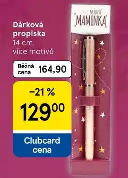 Tesco Dárková propiska nabídka