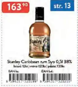 Qanto Stanley Caribbean rum 5yo nabídka