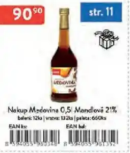 Qanto Nakup Medovina Mandlová 21% nabídka