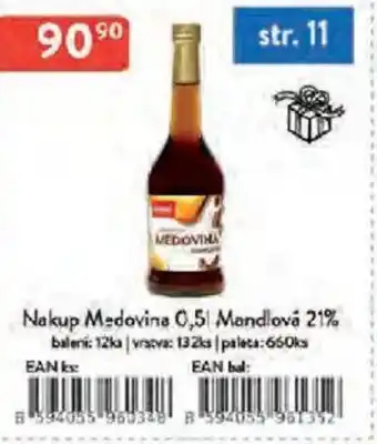 Qanto Nakup Medovina Mandlová 21% nabídka