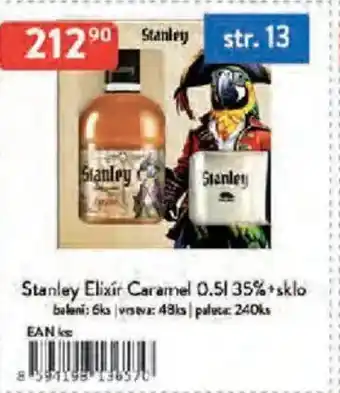 Qanto Stanley Elixir Caramel 35%+sklo nabídka