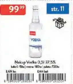 Qanto Nakup Vodka 37,5% nabídka