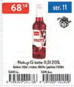 Qanto Nakup Griotte 20% nabídka