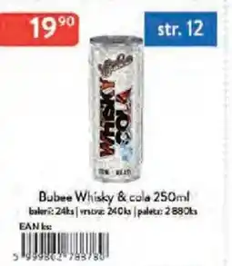 Qanto Bubee Whisky & cola nabídka