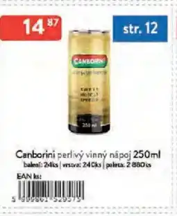 Qanto Canborini perlivý vinný nápoj nabídka