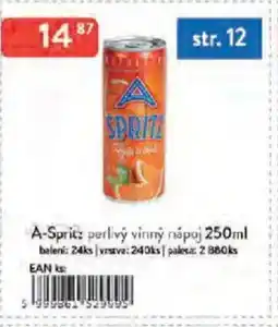 Qanto A-Spritz perlivý vinný nápoj nabídka