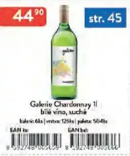 Qanto Galerie Chardonnay bílé víno, suché nabídka