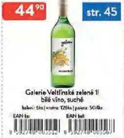 Qanto Galerie Veltlínské zelené bilé víno, suché nabídka