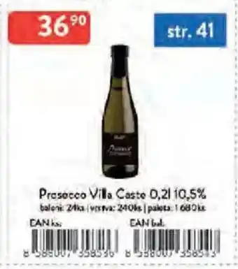 Qanto Prosecco Villa Caste 10,5% nabídka