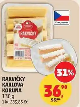 Penny Market RAKVIČKY KARLOVA KORUNA nabídka