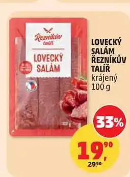 Penny Market LOVECKÝ SALÁM ŘEZNÍKŮV TALÍŘ krájený nabídka