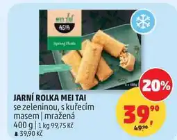 Penny Market JARNÍ ROLKA MEI TAI se zeleninou, s kuřecím masem, mražená nabídka