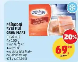 Penny Market PŘÍRODNÍ RYBÍ FILÉ GRAN MARE mražené nabídka