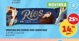 Penny Market ZMRZLINA BIG COOKIES AND CREAM RIOS nabídka