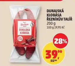 Penny Market DUNAJSKÁ KLOBÁSA ŘEZNÍKŮV TALÍŘ nabídka