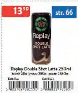 Qanto Replay Double Shot Latte nabídka