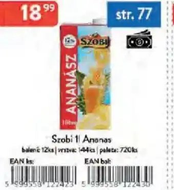 Qanto Szobi Ananas nabídka