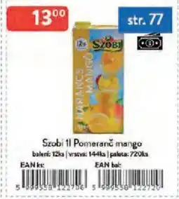 Qanto Szobi Pomeranč mango nabídka