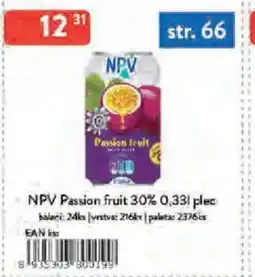 Qanto NPV Passion fruit 30% plec nabídka