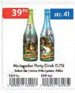 Qanto Madagaskar Party Drink nabídka