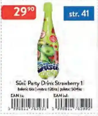 Qanto Süsü Party Drink Strawberry nabídka