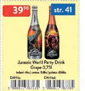 Qanto Jurassic World Party Drink Grape nabídka